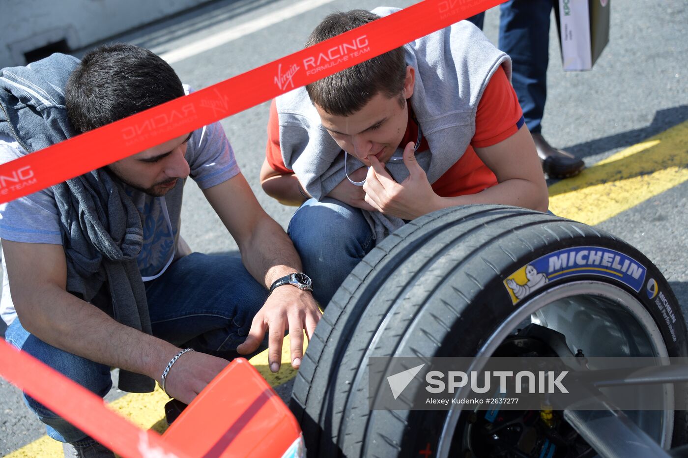 Auto racing. FIA Formula E. Moscow ePrix