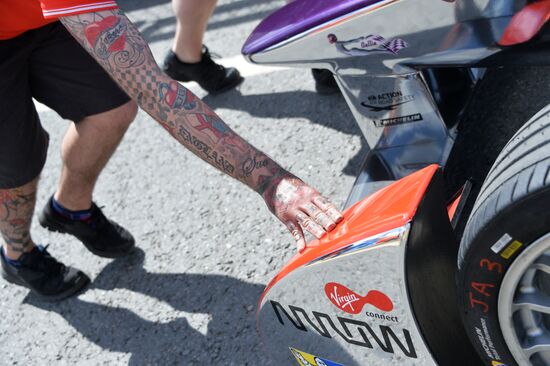 Auto racing. FIA Formula E. Moscow ePrix