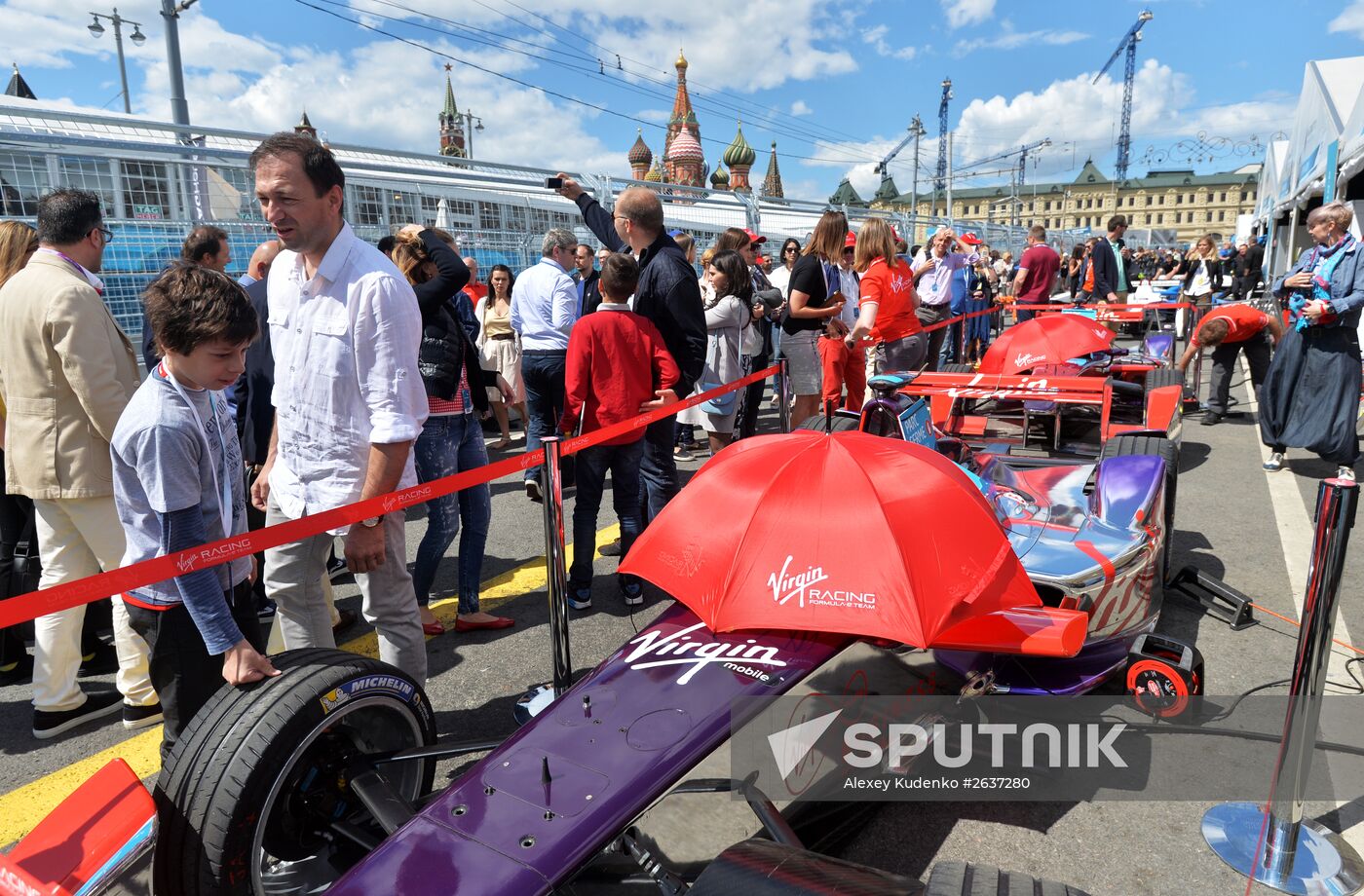 Auto racing. FIA Formula E. Moscow ePrix