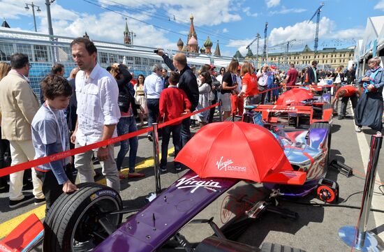 Auto racing. FIA Formula E. Moscow ePrix
