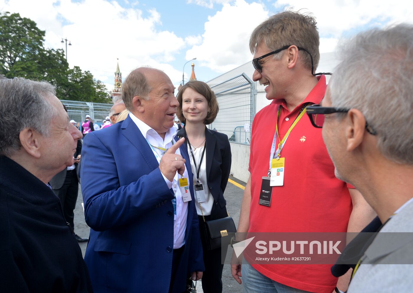 Auto racing. FIA Formula E. Moscow ePrix
