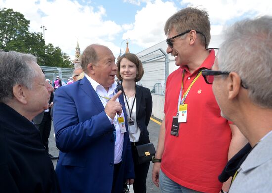 Auto racing. FIA Formula E. Moscow ePrix