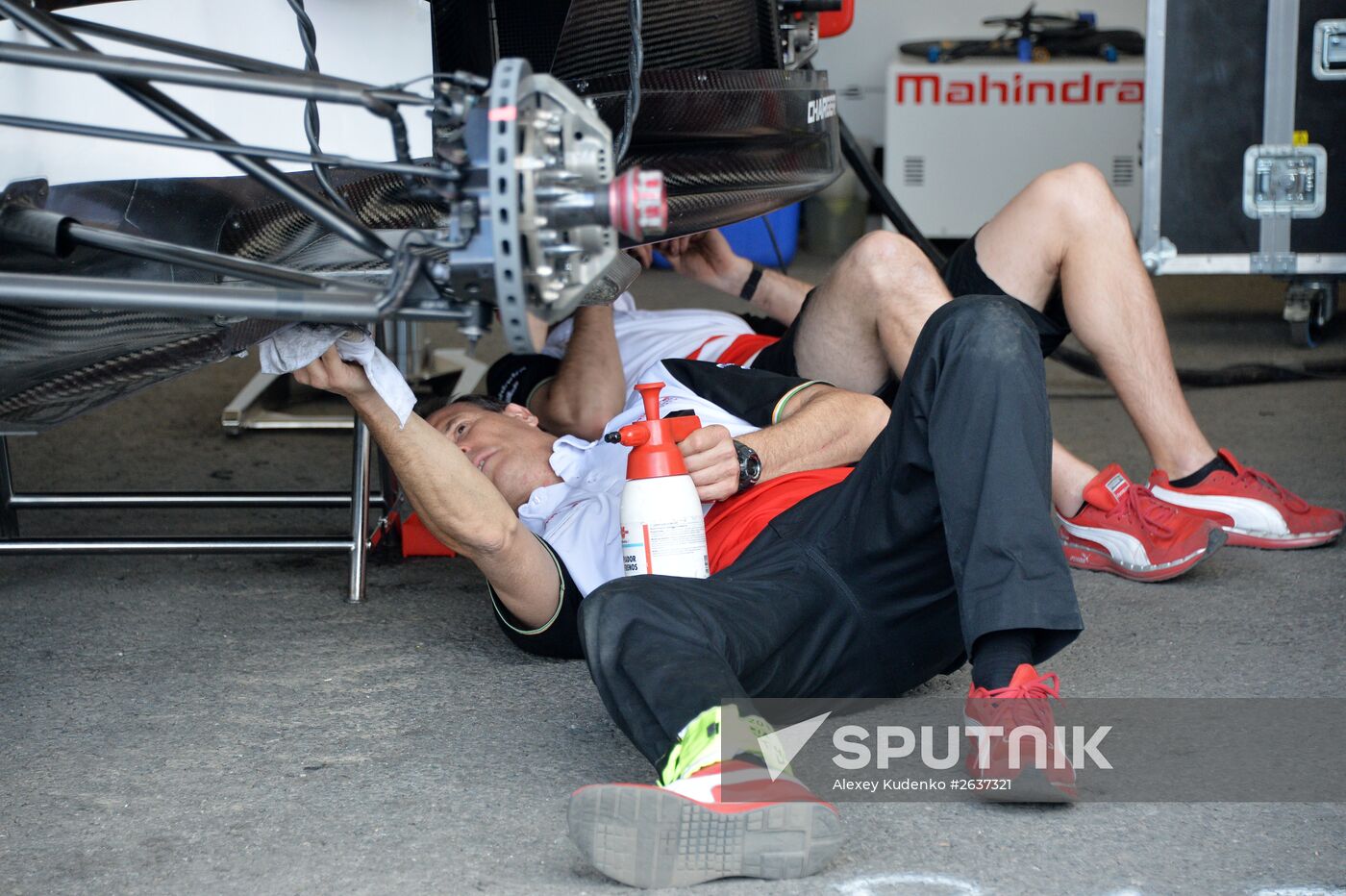 Auto racing. FIA Formula E. Moscow ePrix