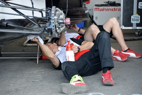 Auto racing. FIA Formula E. Moscow ePrix