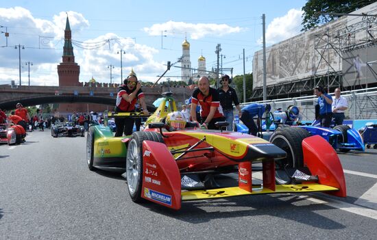 Auto racing. FIA Formula E. Moscow ePrix