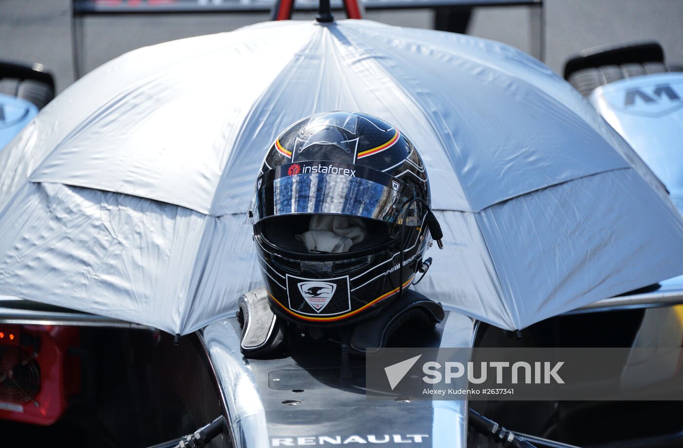 Auto racing. FIA Formula E. Moscow ePrix