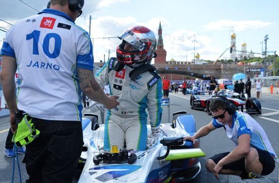 Auto racing. FIA Formula E. Moscow ePrix