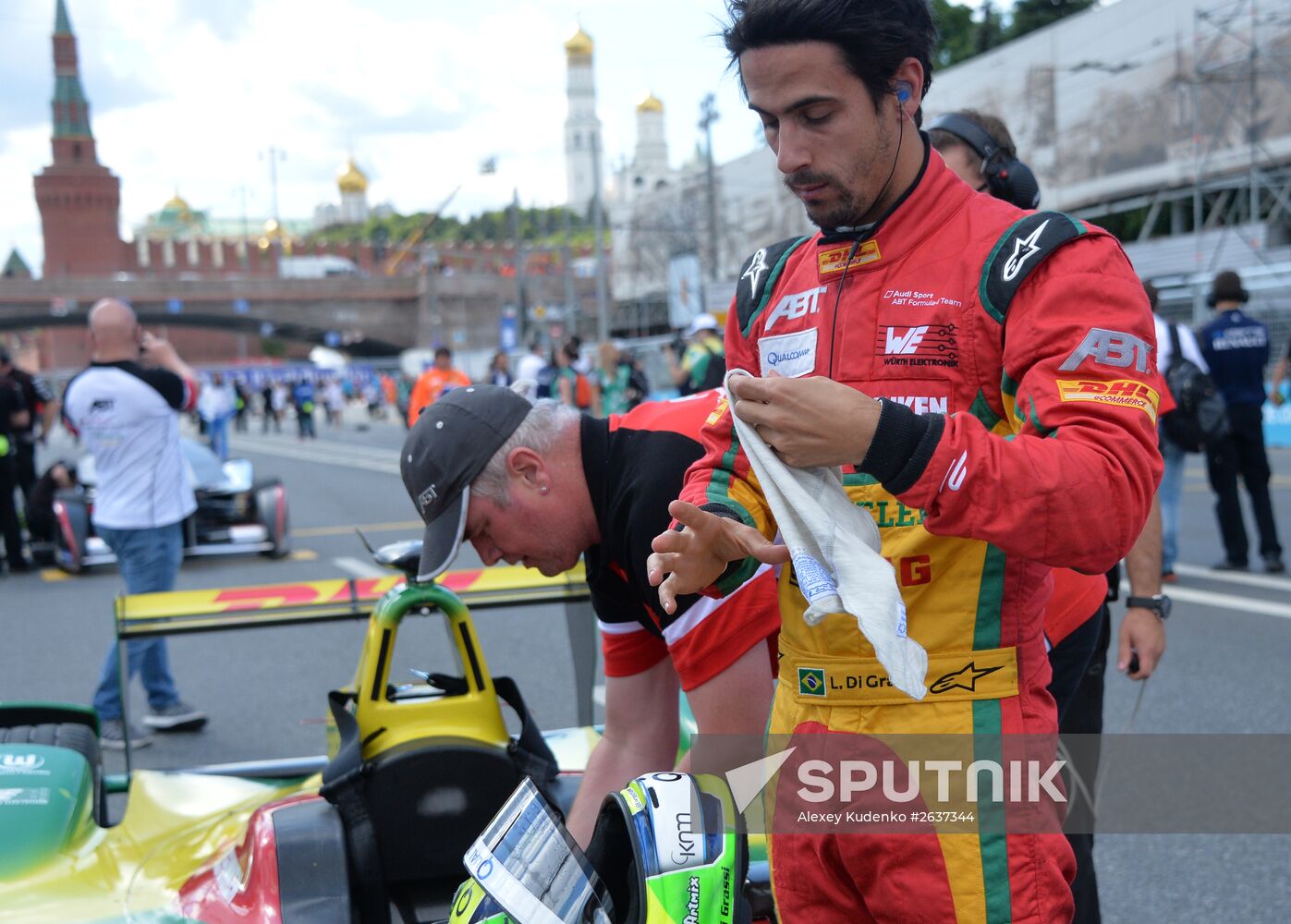 Auto racing. FIA Formula E. Moscow ePrix