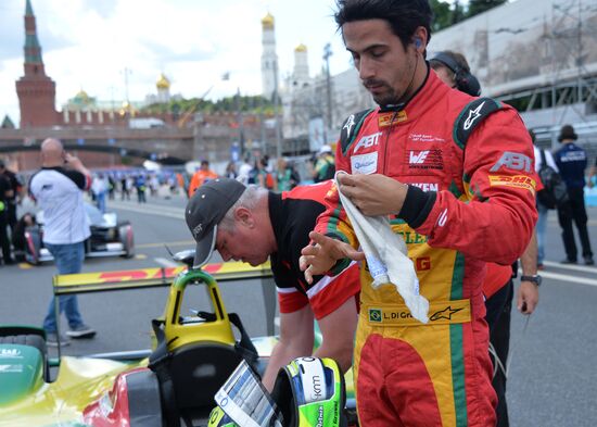 Auto racing. FIA Formula E. Moscow ePrix