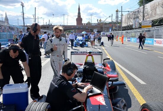 Auto racing. FIA Formula E. Moscow ePrix