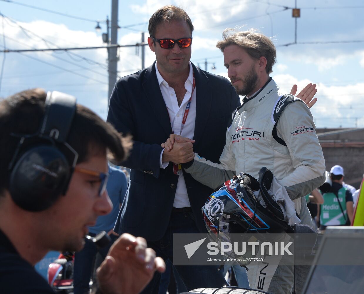 Auto racing. FIA Formula E. Moscow ePrix