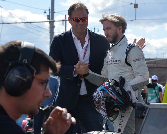 Auto racing. FIA Formula E. Moscow ePrix
