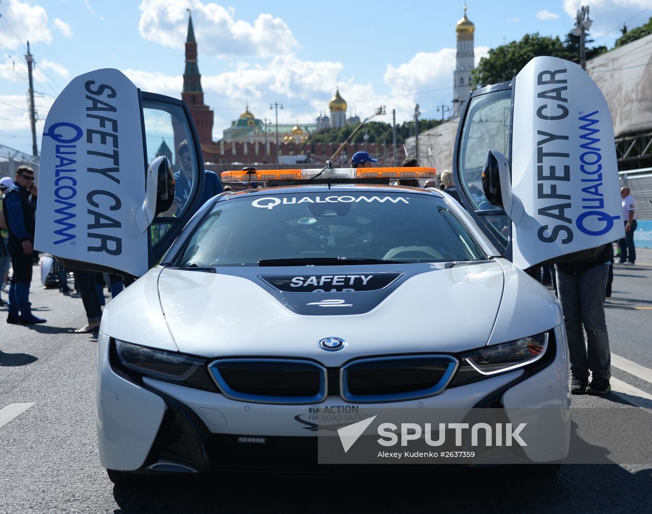 Auto racing. FIA Formula E. Moscow ePrix