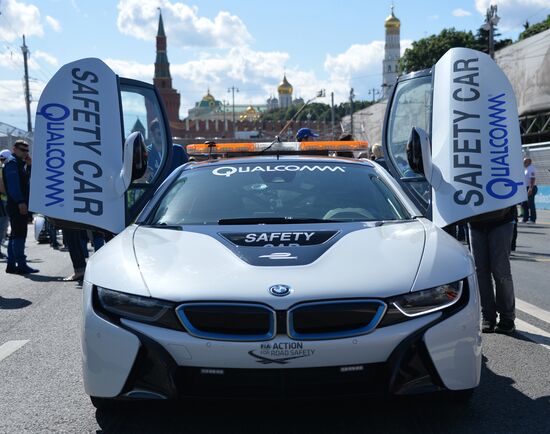 Auto racing. FIA Formula E. Moscow ePrix