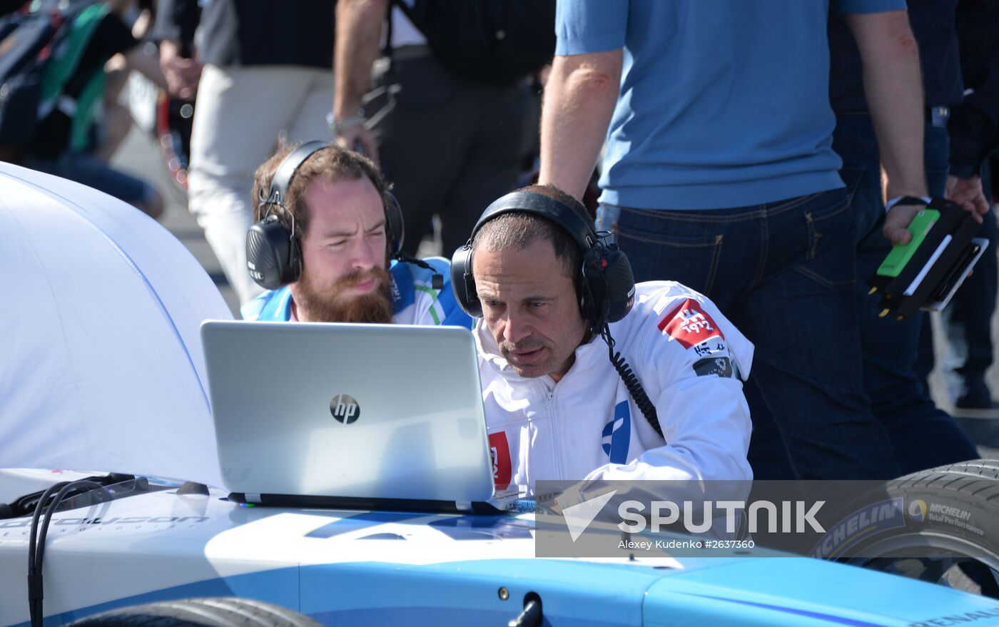 Auto racing. FIA Formula E. Moscow ePrix