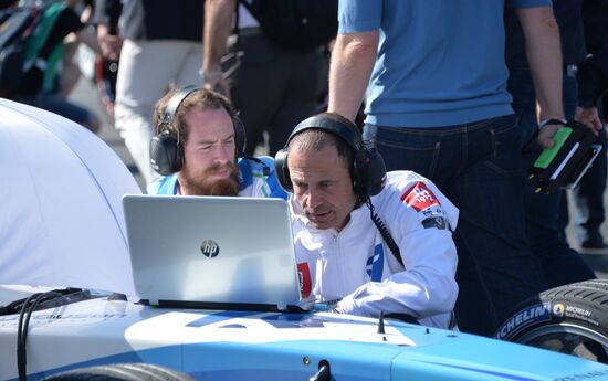 Auto racing. FIA Formula E. Moscow ePrix