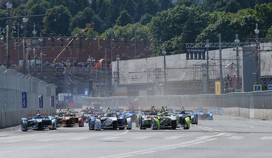 Auto racing. FIA Formula E. Moscow ePrix