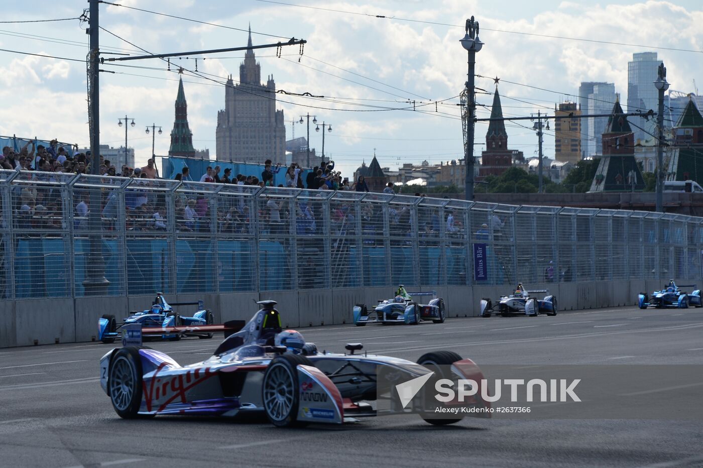 Auto racing. FIA Formula E. Moscow ePrix