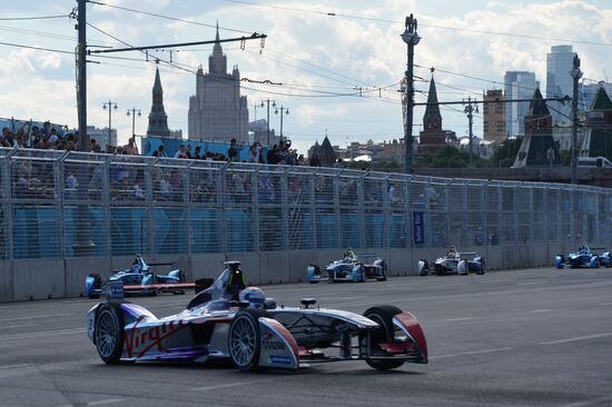 Auto racing. FIA Formula E. Moscow ePrix