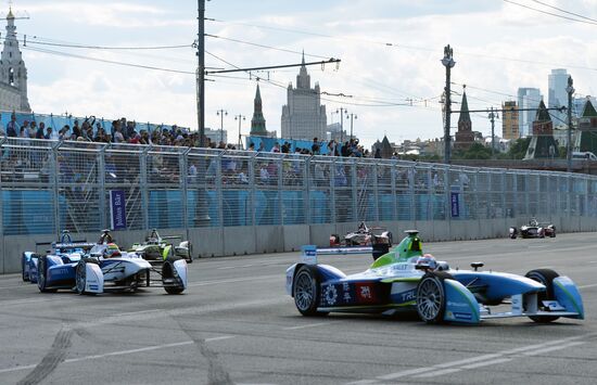 Auto racing. FIA Formula E. Moscow ePrix