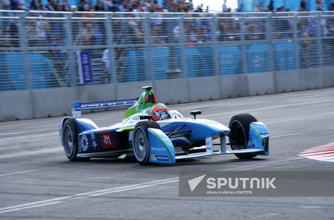 Auto racing. FIA Formula E. Moscow ePrix
