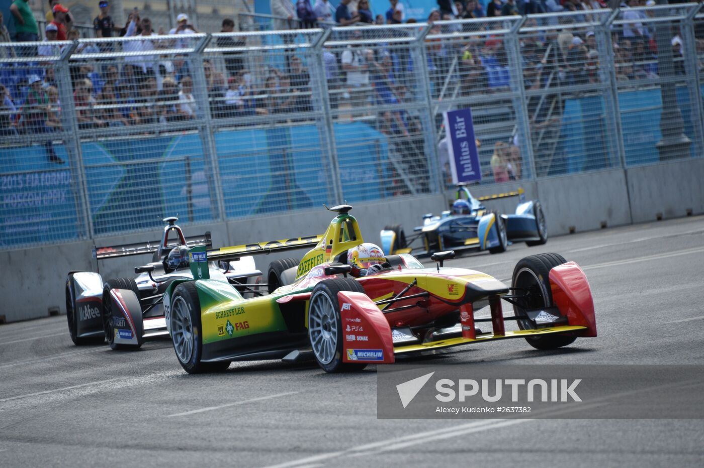 Auto racing. FIA Formula E. Moscow ePrix