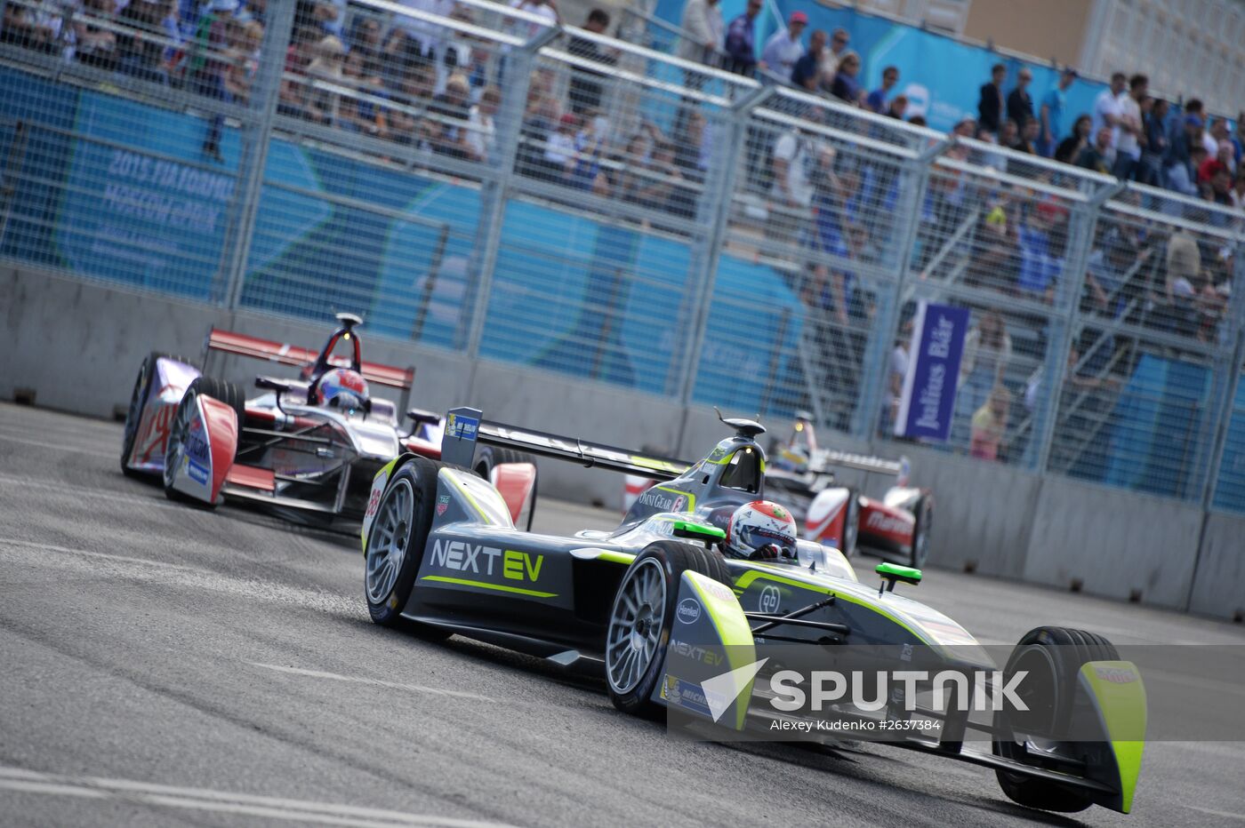 Auto racing. FIA Formula E. Moscow ePrix