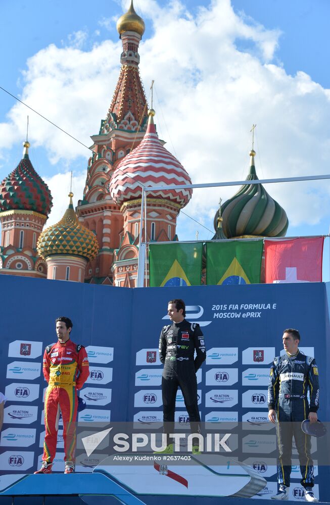 Auto racing. FIA Formula E. Moscow ePrix