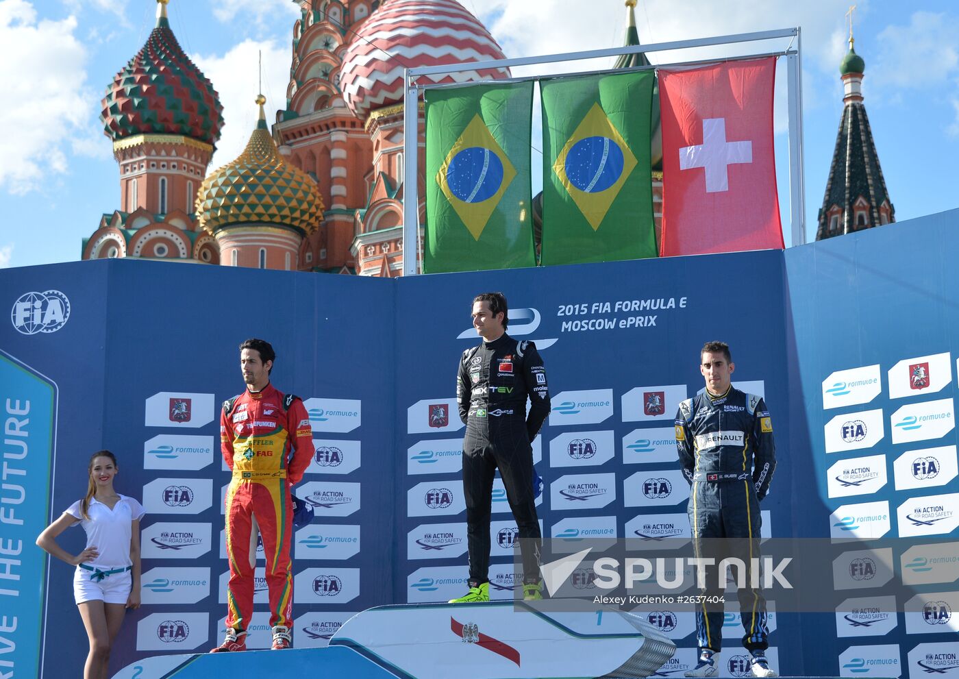 Auto racing. FIA Formula E. Moscow ePrix
