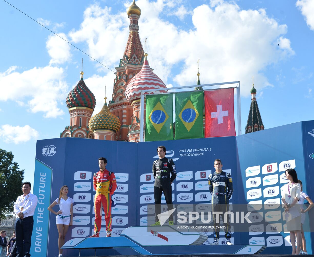 Auto racing. FIA Formula E. Moscow ePrix