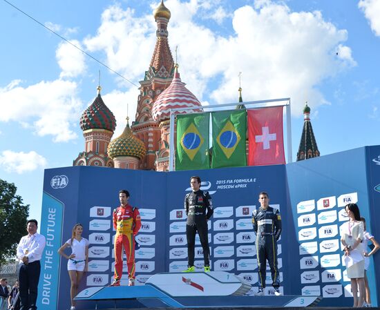 Auto racing. FIA Formula E. Moscow ePrix