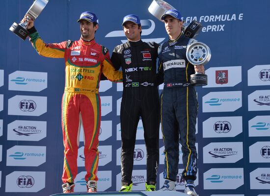 Auto racing. FIA Formula E. Moscow ePrix