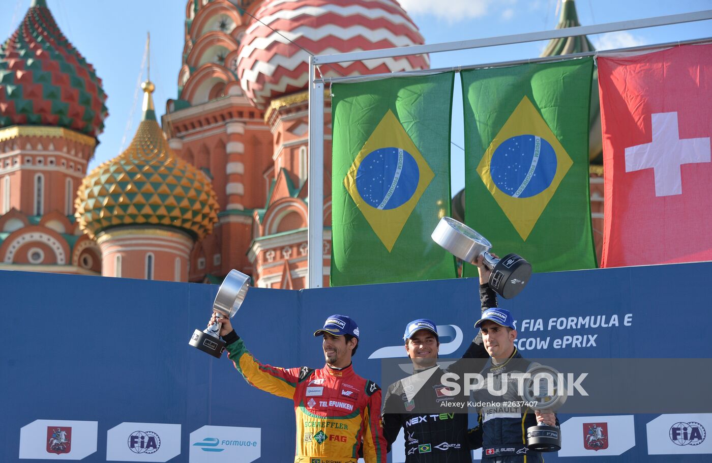 Auto racing. FIA Formula E. Moscow ePrix