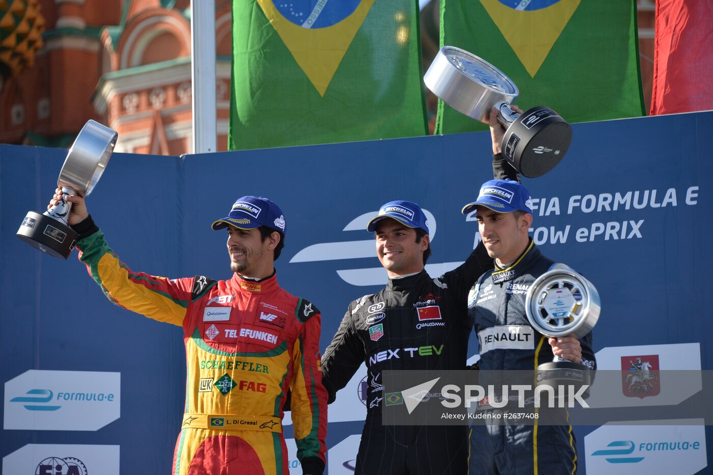 Auto racing. FIA Formula E. Moscow ePrix