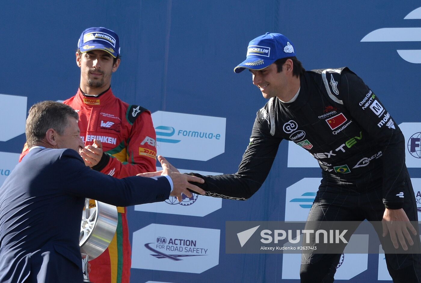 Auto racing. FIA Formula E. Moscow ePrix