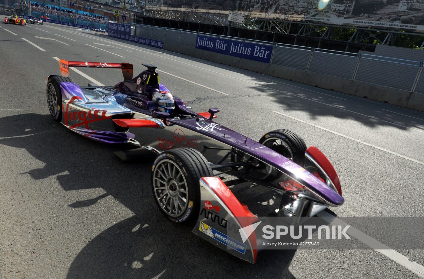Auto racing. FIA Formula E. Moscow ePrix