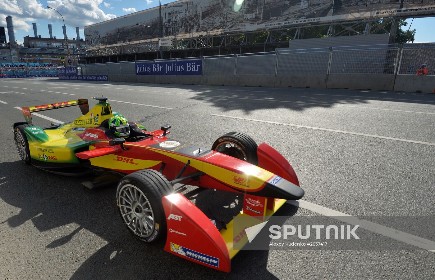 Auto racing. FIA Formula E. Moscow ePrix