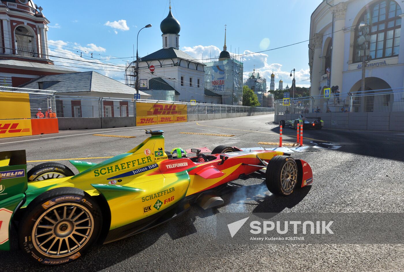 Auto racing. FIA Formula E. Moscow ePrix