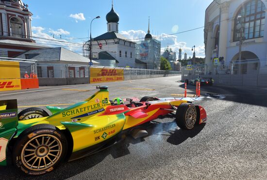 Auto racing. FIA Formula E. Moscow ePrix