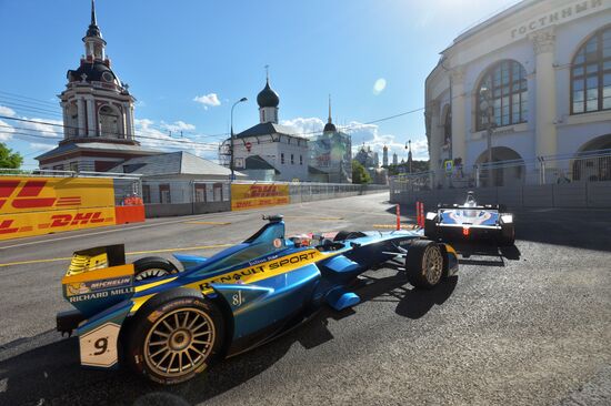 Auto racing. FIA Formula E. Moscow ePrix