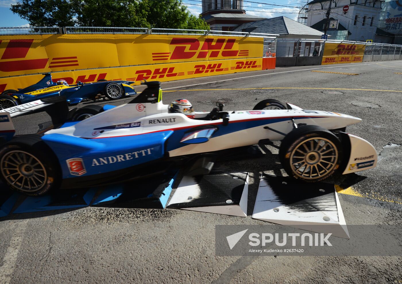 Auto racing. FIA Formula E. Moscow ePrix