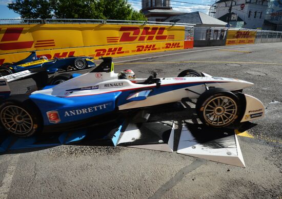 Auto racing. FIA Formula E. Moscow ePrix