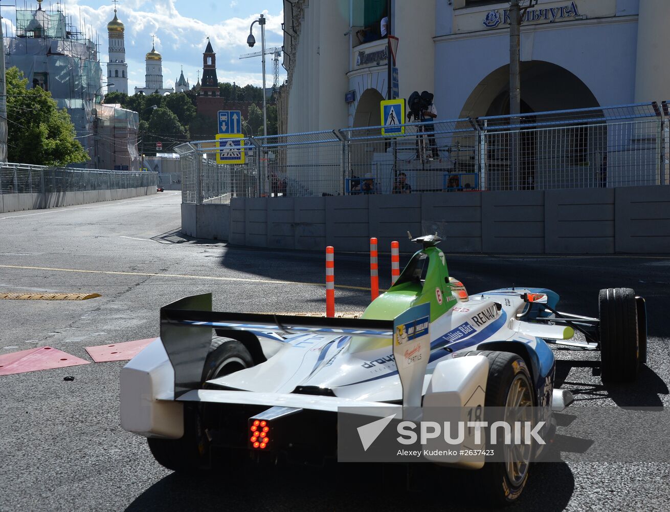 Auto racing. FIA Formula E. Moscow ePrix