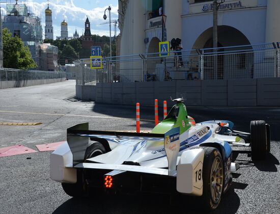 Auto racing. FIA Formula E. Moscow ePrix