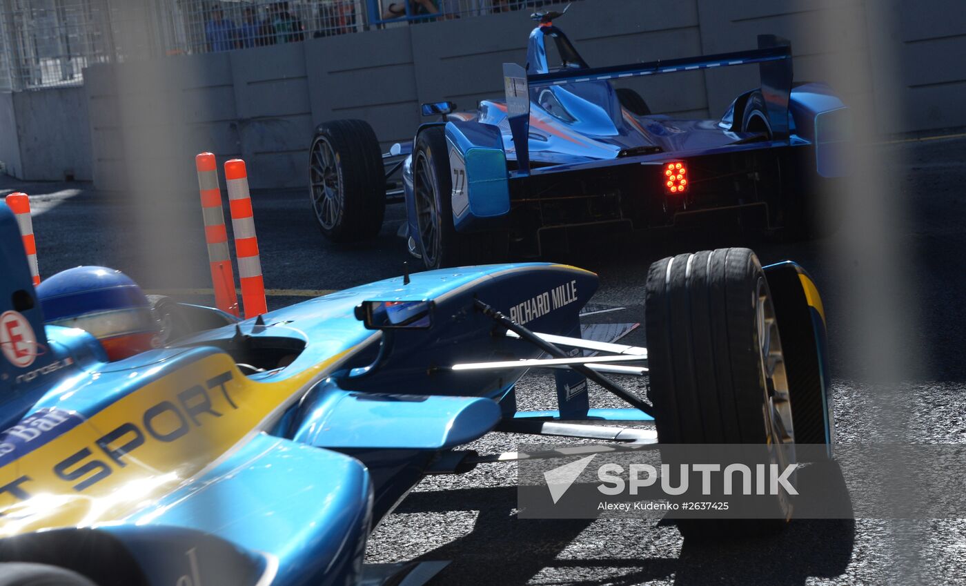 Auto racing. FIA Formula E. Moscow ePrix
