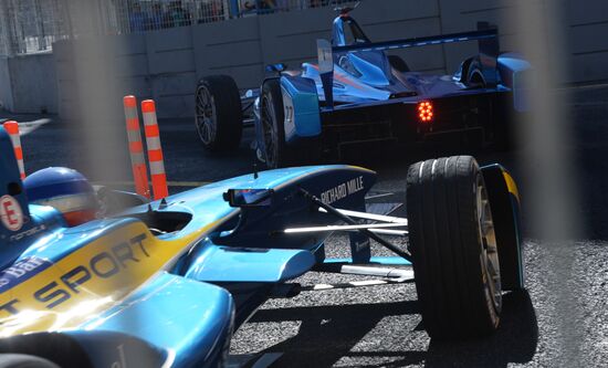 Auto racing. FIA Formula E. Moscow ePrix