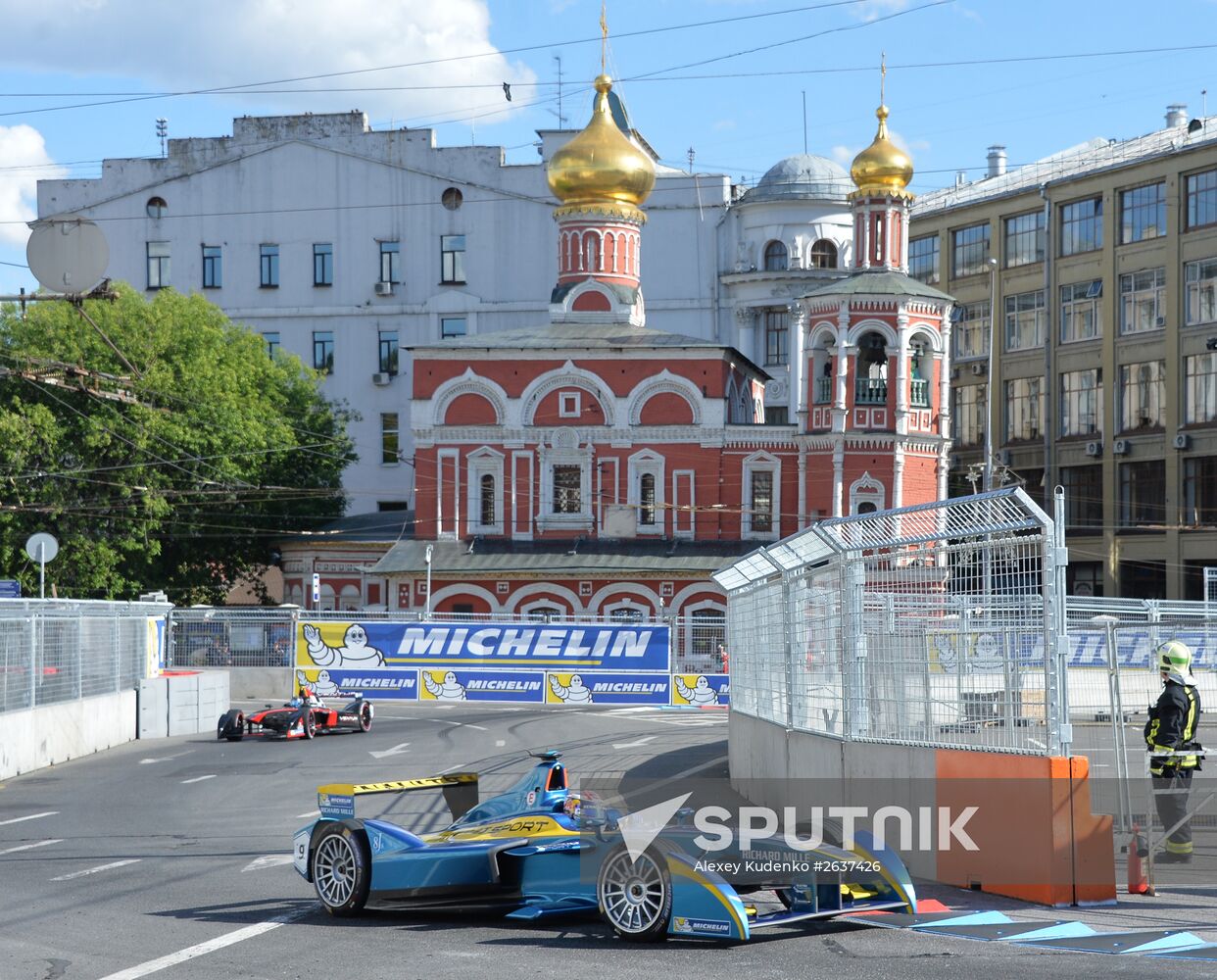 Auto racing. FIA Formula E. Moscow ePrix