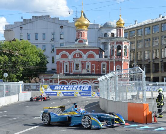 Auto racing. FIA Formula E. Moscow ePrix
