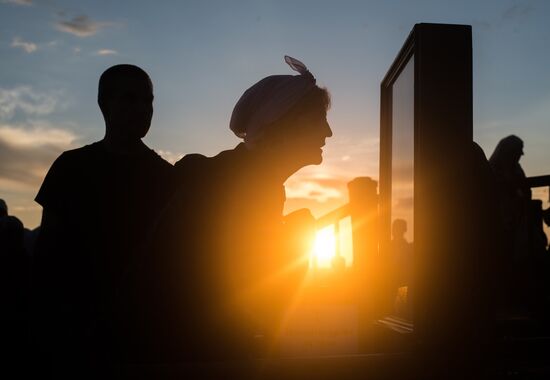 Velikaya River religious procession in Kirov Region