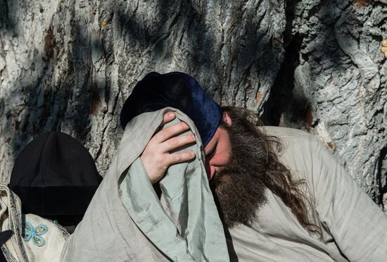 Velikaya River religious procession in Kirov Region